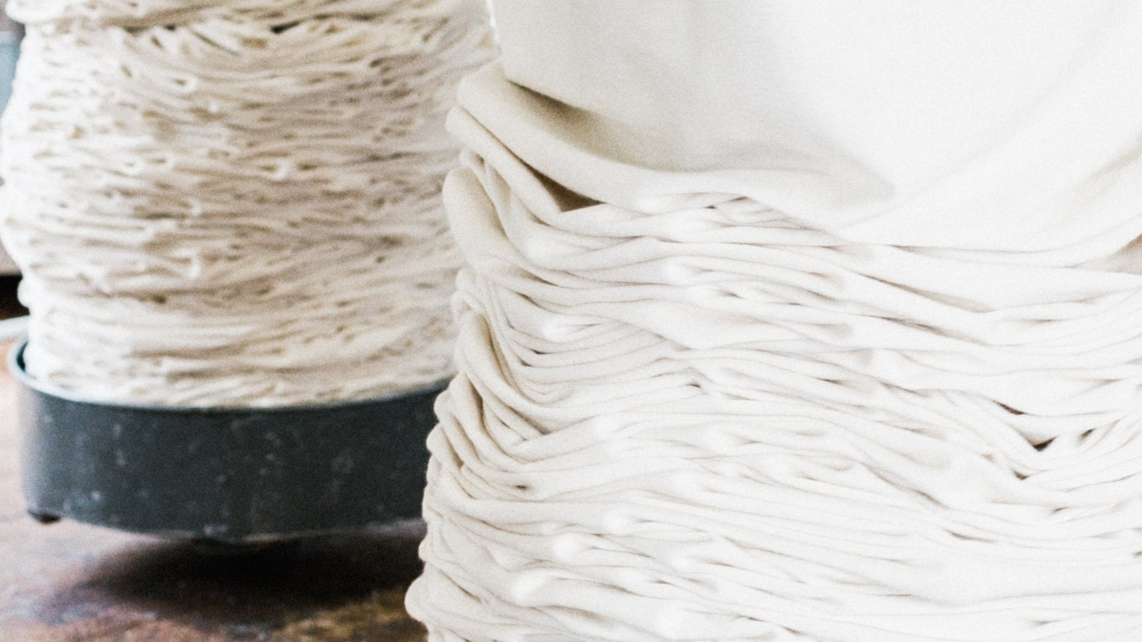 loopwheeled organic cotton fabric